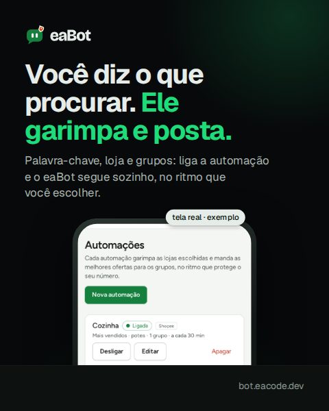 Arte "Você escolhe, ele garimpa" do kit