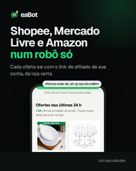 Arte "Três lojas" do kit